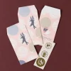 Maison Ghibli Cartes Postales Et Papier À Lettres|6 Enveloppes & autocollants Jiji - Kiki's Delivery Service