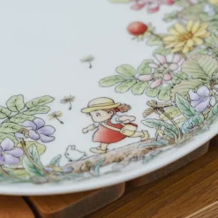 Maison Ghibli Cuisine Et Table|Assiette 23 cm Totoro Fraise - Mon Voisin Tororo