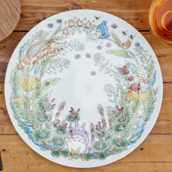 Maison Ghibli Cuisine Et Table|Assiette 23 cm Totoro Pissenlit - Mon Voisin Totoro