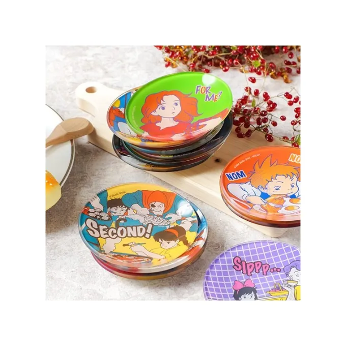 Maison Ghibli Cuisine Et Table|Assiette Yummy Ramen au jambon - Ponyo sur la falaise
