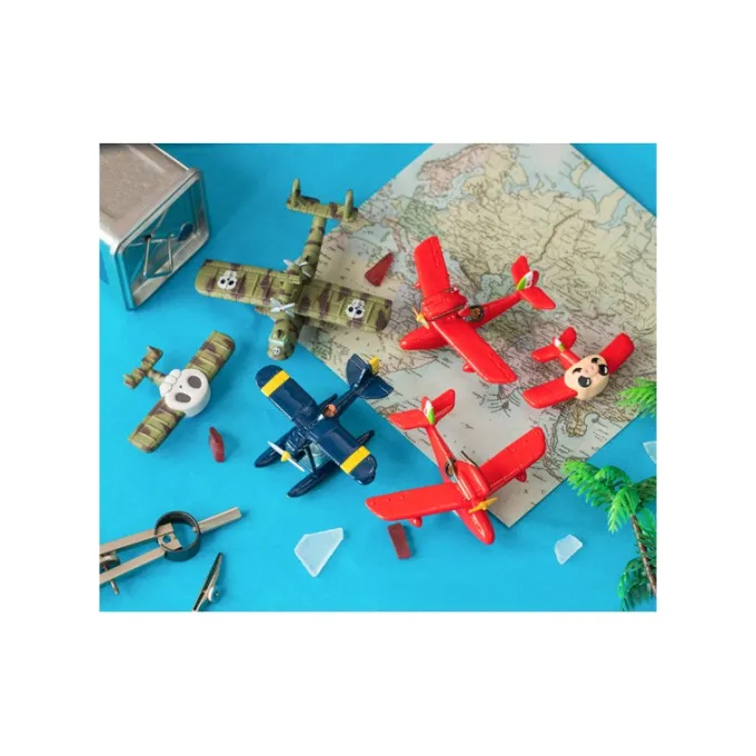 Maison Ghibli Figurines|Assort. de 6 Magnets Hydravion - Porco Rosso