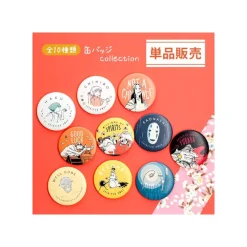 Maison Ghibli Badges|Assortiment de 10 Badges Anniversaire Chihiro - Le Voyage de Chihiro