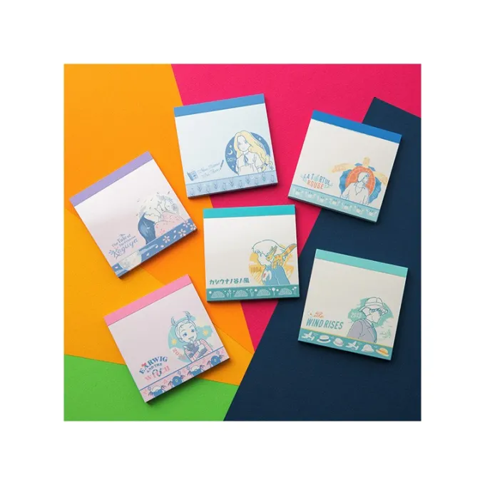 Maison Ghibli Petit Matériel|Assortiment de 24 Mini Blocs memo à collectionner - Studio Ghibli