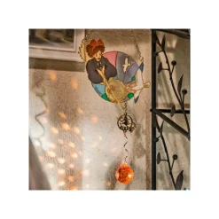 Maison Ghibli Décoration|Attrape-soleil vitrail Kiki - Kiki la petite sorcière