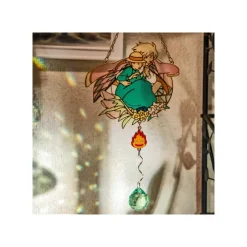 Maison Ghibli Décoration|Attrape-soleil vitrail Sophie & Hauru - Le Château ambulant