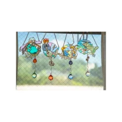 Maison Ghibli Décoration|Attrape-soleil vitrail Sophie & Hauru - Le Château ambulant
