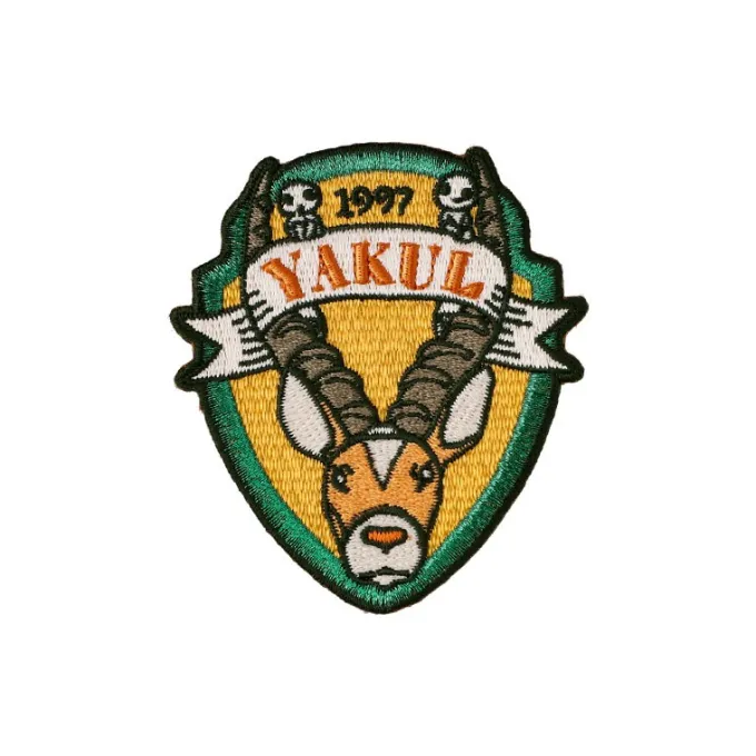 Maison Ghibli Badges|Badge broderie autocollant Yakuru - Princesse Mononoké