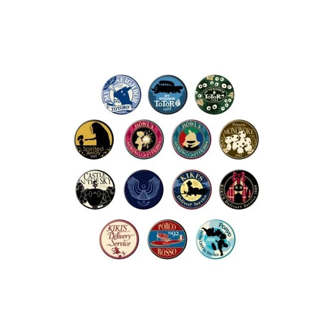 Maison Ghibli Badges|Badge Mystere Couleur Beige -Studio Ghibli