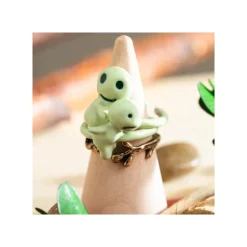Maison Ghibli Bijoux|Bague 3 anneaux Kodama - Princesse Mononoké
