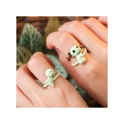 Maison Ghibli Bijoux|Bague 3 anneaux Kodama - Princesse Mononoké