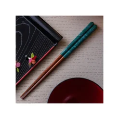 Maison Ghibli Cuisine Et Table|Baguettes laquées 21cm Esquisses Vert foncé - Mon Voisin Totoro