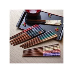 Maison Ghibli Cuisine Et Table|Baguettes laquées 21cm Esquisses Marron - Mon Voisin Totoro