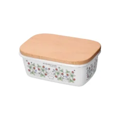 Maison Ghibli Cuisine Et Table|Beurrier émail avec couvercle bois Noiraudes 500ml - Mon Voisin Totor