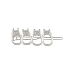 Maison Ghibli Bijoux|Bijou Barette Guirlande Totoro Blanc Metal- Mon Voisin Totoro