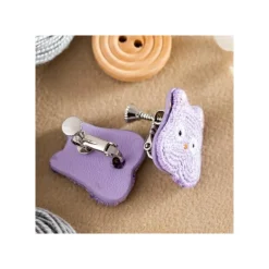 Maison Ghibli Bijoux|Bijou Boucle d’oreilles à Clips Broderie Boh Mouse - Le Voyage De Chi
