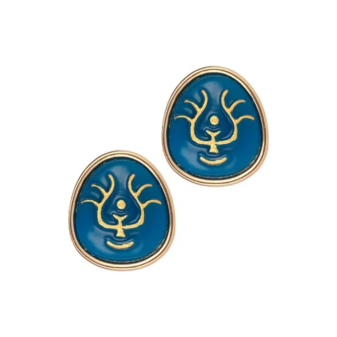 Maison Ghibli Bijoux|Bijou Boucle d’oreilles à Clips Cristal Volucite - Le Château dans le