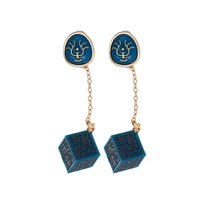 Maison Ghibli Bijoux|Bijou Boucle d’oreilles Cristal Volucite et Monolithe - Le Château da