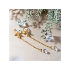 Maison Ghibli Bijoux|Bijou Boucle d’oreilles Totoro Blanc Goutte - Mon Voisin Totoro