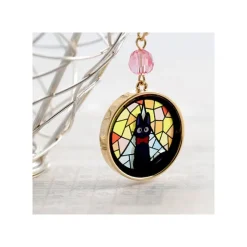 Maison Ghibli Bijoux|Bijou Boucles d’oreilles Jiji Vitrail - Kiki la petite Sorcière