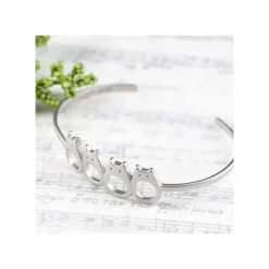 Maison Ghibli Bijoux|Bijou Bracelet Guirlande Totoro Blanc Metal- Mon Voisin Totoro