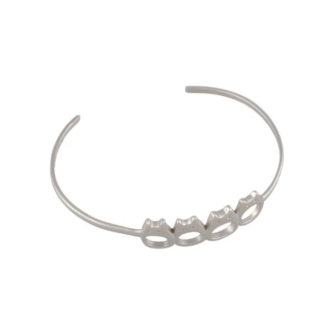 Maison Ghibli Bijoux|Bijou Bracelet Guirlande Totoro Blanc Metal- Mon Voisin Totoro