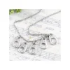 Maison Ghibli Bijoux|Bijou Collier Totoro Blanc Metal- Mon Voisin Totoro