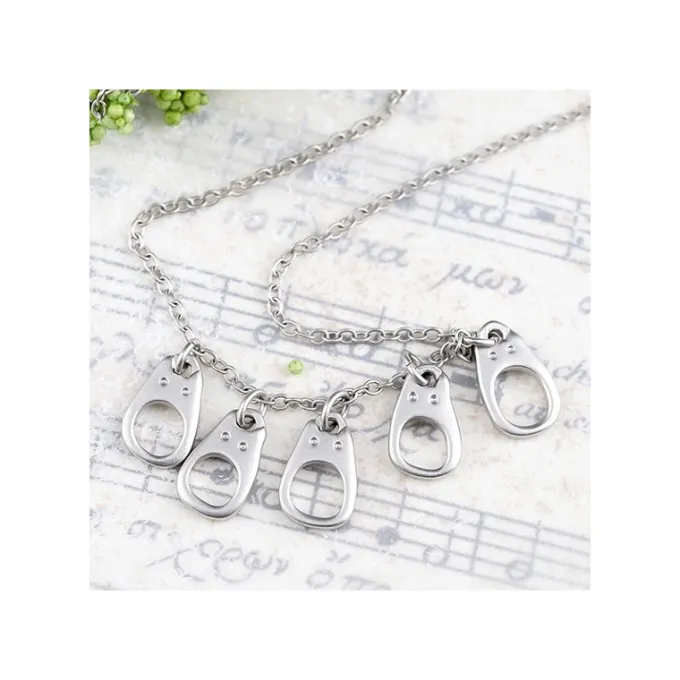 Maison Ghibli Bijoux|Bijou Collier Totoro Blanc Metal- Mon Voisin Totoro