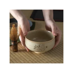Maison Ghibli Cuisine Et Table|Bol à matcha et fouet Akahada-yaki - Mon voisin Totoro