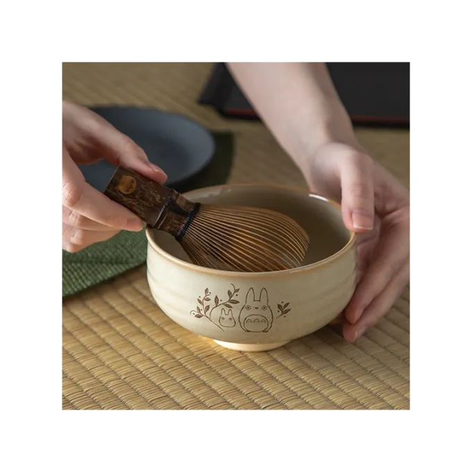 Maison Ghibli Cuisine Et Table|Bol à matcha et fouet Akahada-yaki - Mon voisin Totoro
