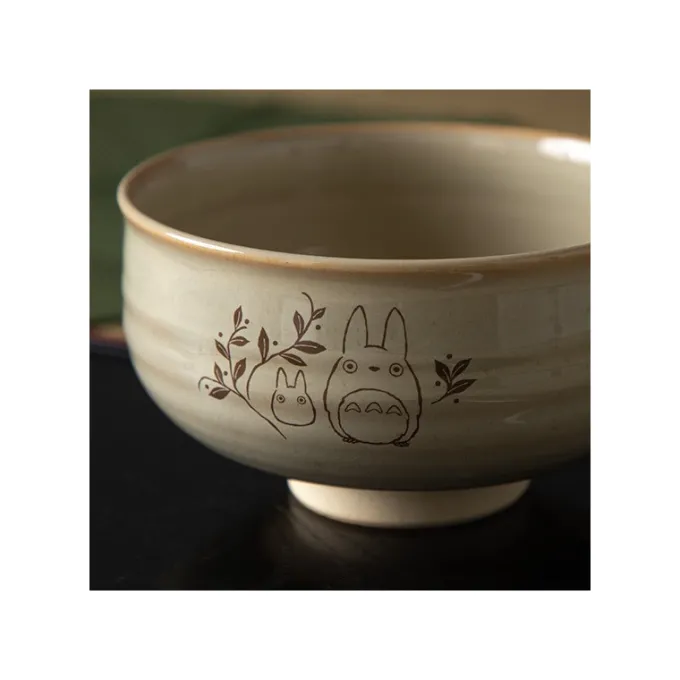 Maison Ghibli Cuisine Et Table|Bol à matcha et fouet Akahada-yaki - Mon voisin Totoro