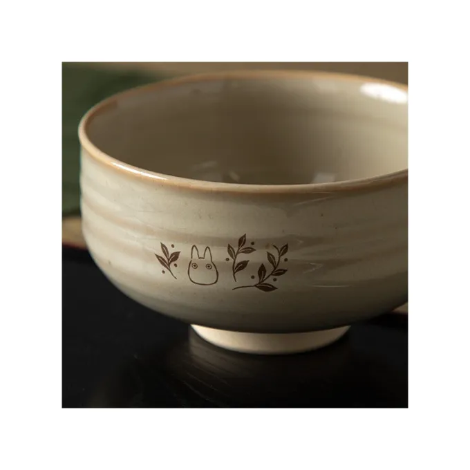 Maison Ghibli Cuisine Et Table|Bol à matcha et fouet Akahada-yaki - Mon voisin Totoro