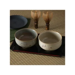 Maison Ghibli Cuisine Et Table|Bol à matcha et fouet Akahada-yaki - Mon voisin Totoro