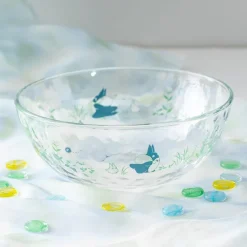 Maison Ghibli Cuisine Et Table|Bol transparent 17cm Chasse aux glands - Mon Voisin Totoro