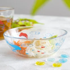 Maison Ghibli Cuisine Et Table|Bol transparent 13cm Ponyo sous la mer - Ponyo sur la falaise