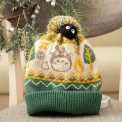 Maison Ghibli Textile|Bonnet à pompon Totoro & Noiraudes - Mon Voisin Totoro