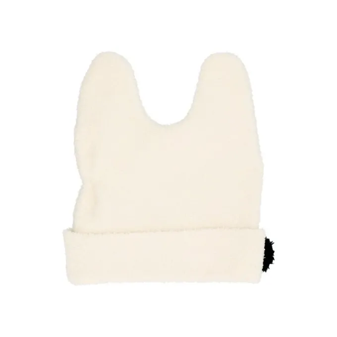 Maison Ghibli Textile|Bonnet Laine À Oreilles Totoro Blanc - Mon Voisin Totoro