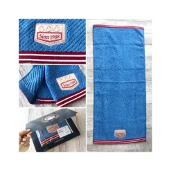 Maison Ghibli Linge De Maison|Boîte cadeau 3 serviettes Couture en denim - Mon Voisin Totoro