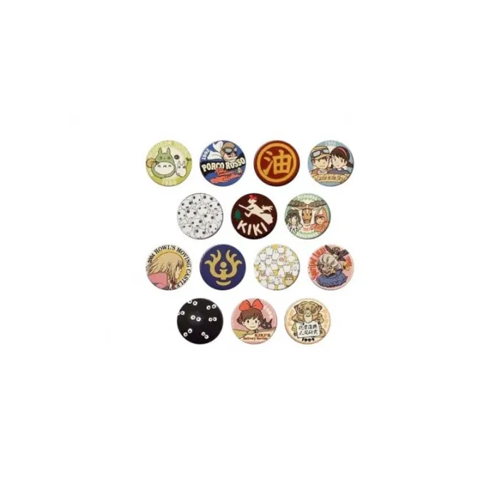 Maison Ghibli Badges|Boîte Collection de 14 Badges Bleu - Studio Ghibli