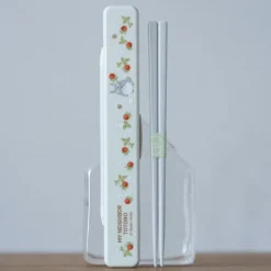 Maison Ghibli Cuisine Et Table|Boîte de Baguettes 18 cm Collection Framboise - Mon Voisin Totoro
