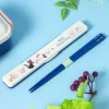 Maison Ghibli Cuisine Et Table|Boîte de Baguettes 18cm Jiji Guirlande de fleurs - Kiki la petite sor