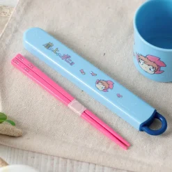 Maison Ghibli Cuisine Et Table|Boîte de Baguettes 16,5cm Ponyo dans la mer - Ponyo sur la falaise