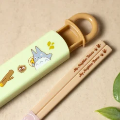 Maison Ghibli Cuisine Et Table|Boîte de Baguettes 16,5cm Totoro & Chatbus - Mon Voisin Totoro