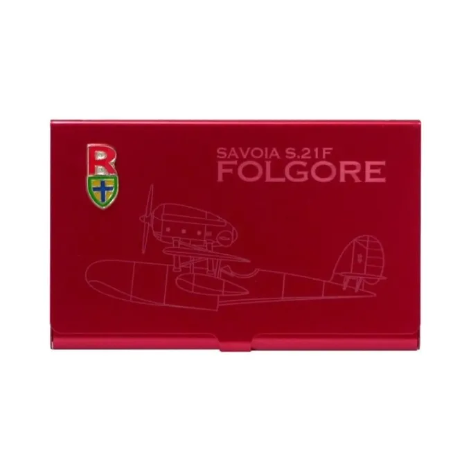 Maison Ghibli Accessoires|Boîte Metal Carte de Visite Hydravion - Porco Rosso