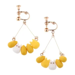 Maison Ghibli Bijoux|Boucle d’oreilles Clip Totoro blanc & Maïs - Mon Voisin Totoro