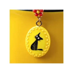 Maison Ghibli Bijoux|Boucles d’oreilles à clips fantaisie jaunes Jiji - Kiki la petite sor