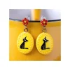 Maison Ghibli Bijoux|Boucles d’oreilles fantaisie jaunes Jiji - Kiki la petite sorcière