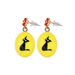 Maison Ghibli Bijoux|Boucles d’oreilles fantaisie jaunes Jiji - Kiki la petite sorcière