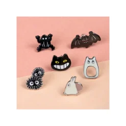 Maison Ghibli Bijoux|Boucles d’oreilles percées Générique set de 6 - Mon Voisin Totoro