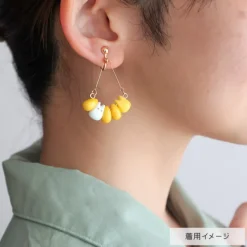 Maison Ghibli Bijoux|Boucles d’oreilles Totoro blanc & Maïs - Mon Voisin Totoro