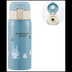Maison Ghibli Cuisine Et Table|Bouteille Thermos 350ml Bleu mat - Mon Voisin Totoro